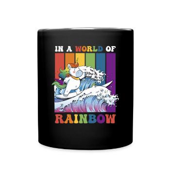 Cadeau de chemise LGBTQ+ Mois LGBT - Mug uni - noir - Devant