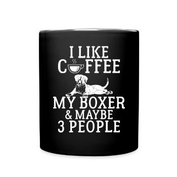Cadeaux pour chien boxer - Mug uni - noir - Devant