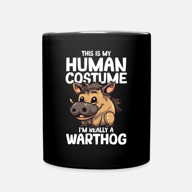 Phacochère - Mug uni - noir
