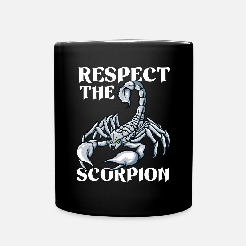 Skorpion - Tasse einfarbig - Schwarz