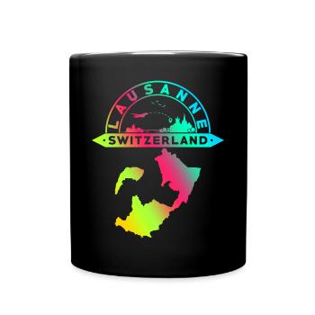Lausanne Suisse Souvenir - Mug uni - noir - Devant