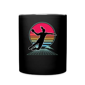 Handball Handball Player Women's Handball - Full Colour Mug - black - Front