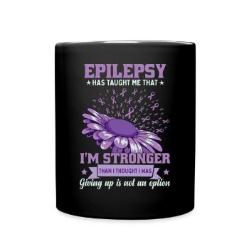 Epilepsy Fighter - Full Colour Mug - black - Front