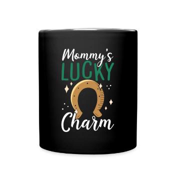 Mama Lucky Charm - Full Colour Mug - black - Front
