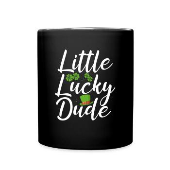 Little Happy Guy - Full Colour Mug - black - Front
