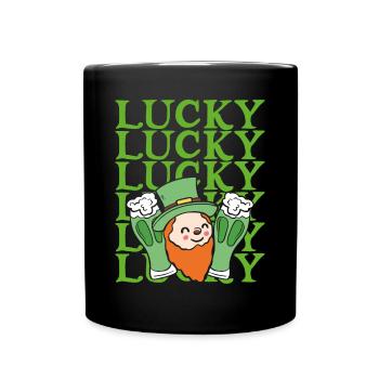 Lucky dwarf - Full Colour Mug - black - Front