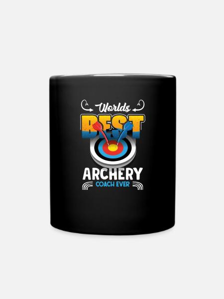 Archery Saying Funny Archer Quote Bow Archery - Full Colour Mug - black