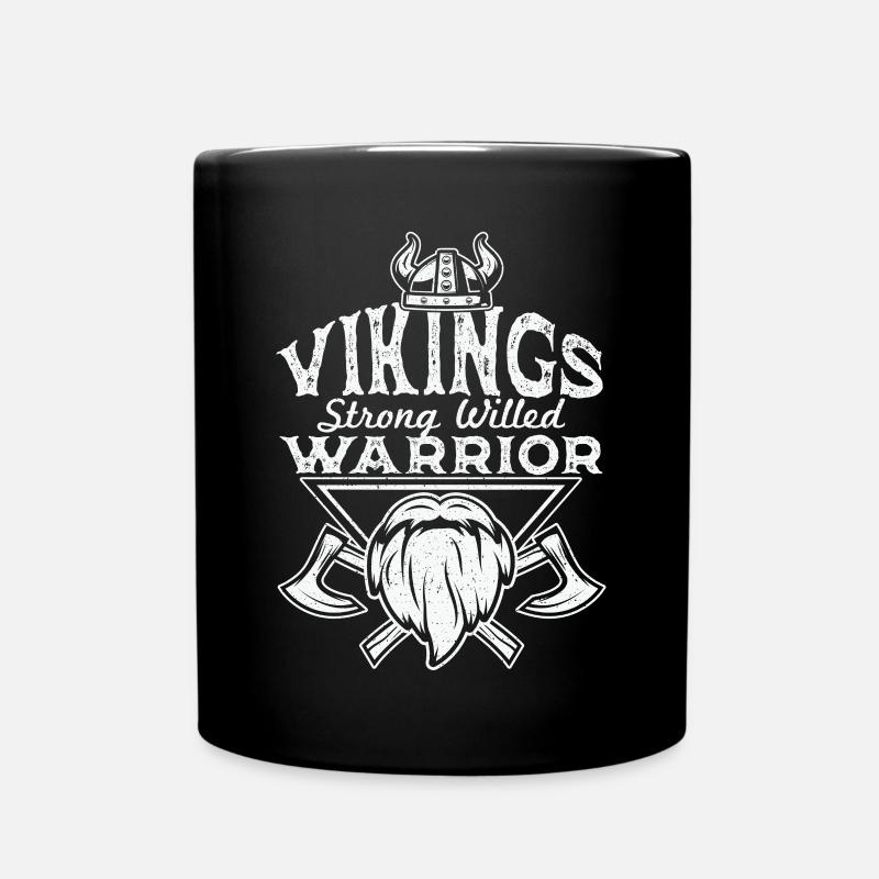 Strong Willed Vikings Warrior - Tasse einfarbig - Schwarz