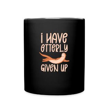 Otter Sea Otter Otter Gift - Full Colour Mug - black - Front