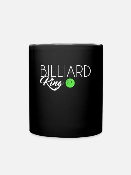 Billiard King - Tasse einfarbig - Schwarz