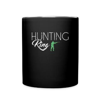 Roi de la chasse - Mug uni - noir - Devant