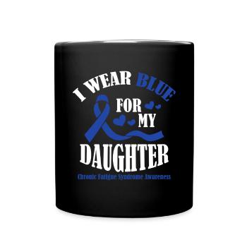 Ich Trage Blau Für Meinen Sohn - Bewusstsein Für - Tasse einfarbig - Schwarz - Vorne