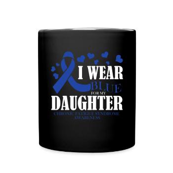 Ich Trage Blau Für Meinen Sohn - Bewusstsein Für - Tasse einfarbig - Schwarz - Vorne