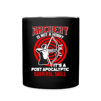 Archery Archery Is Not A Hobby - Full Colour Mug - black - Front