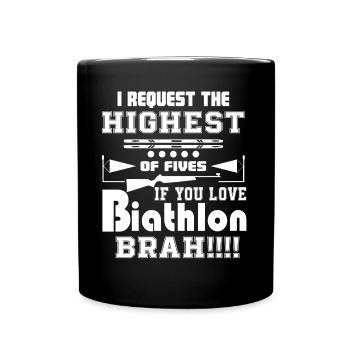 Biathlon Love Biathlon - Full Colour Mug - black - Front