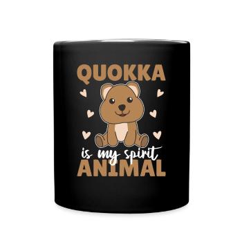 Quokka est mon animal spirituel - doux Quokka - Mug uni - noir - Devant