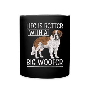 St. Bernard St. Bernard Dog Dog - Full Colour Mug - black - Front
