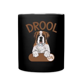 Saint-Bernard Chien Saint-Bernard - Mug uni - noir - Devant
