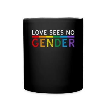 Cadeau de chemise LGBTQ+ Mois LGBT - Mug uni - noir - Devant