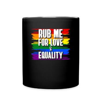 Cadeau de chemise LGBTQ+ Mois LGBT - Mug uni - noir - Devant