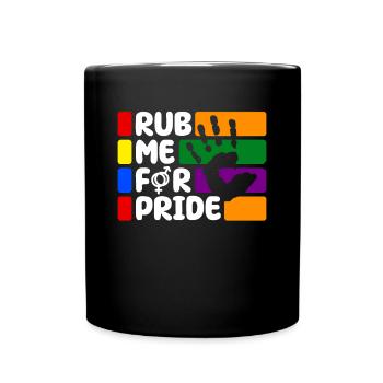 Cadeau de chemise LGBTQ+ Mois LGBT - Mug uni - noir - Devant