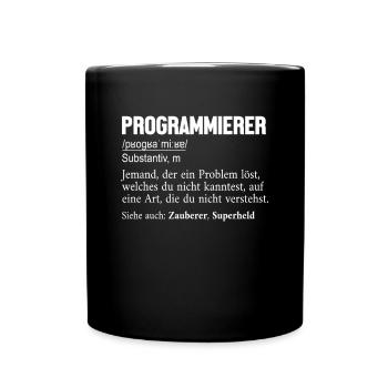 Programmeur Définition Codeur développeur - Mug uni - noir - Devant