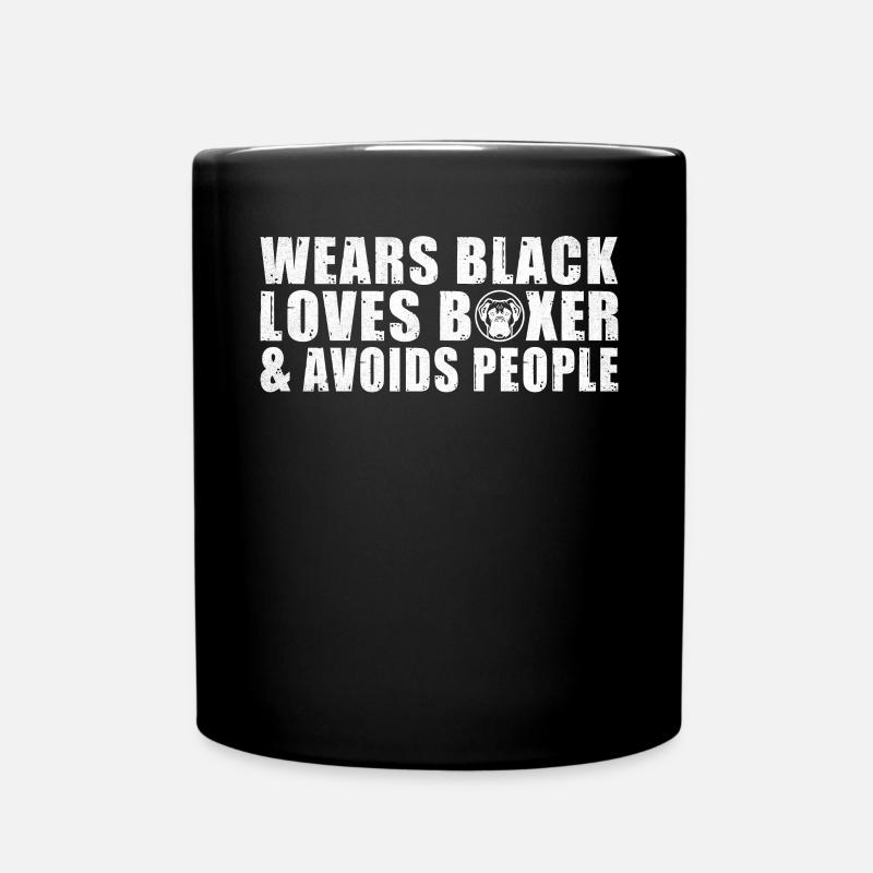 Cadeaux Boxer Dog - Mug uni - noir