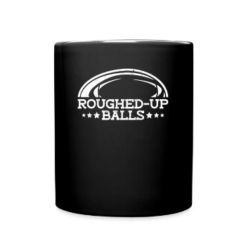 Balles rugueuses - Funny Rugby - Mug uni - noir - Devant