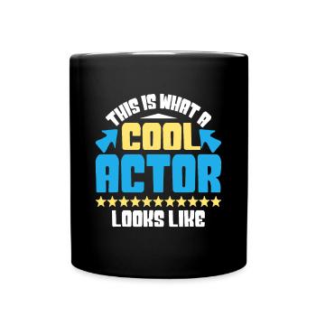 Voici à quoi ressemble un acteur cool - Drama Actin - Mug uni - noir - Devant
