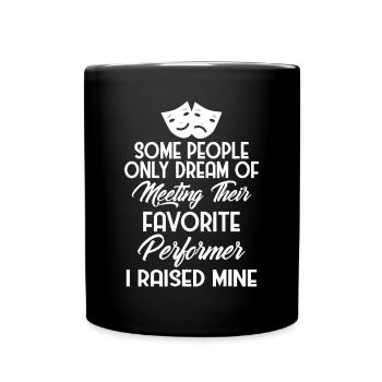 Cadeau pour les parents d’acteurs et d’actrices Drame Maman - Mug uni - noir - Devant