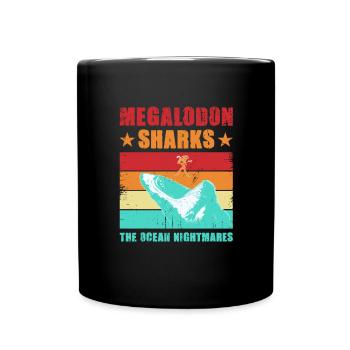 Shark Saying Men Women Shark Ocean Sharks Summer - Full Colour Mug - black - Front