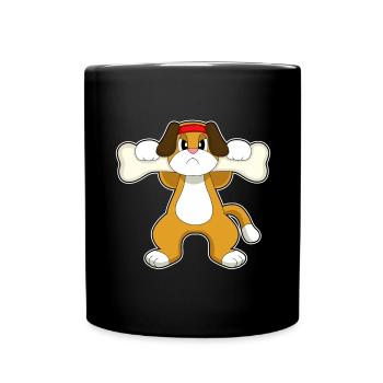 Os de chien - Mug uni - noir - Devant