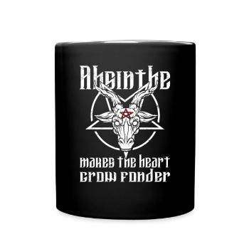 Satan Belzébuth Diable Gothique Pentagramme Mystique - Mug uni - noir - Devant