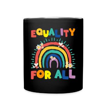 Cadeau de chemise LGBTQ+ Mois LGBT - Mug uni - noir - Devant