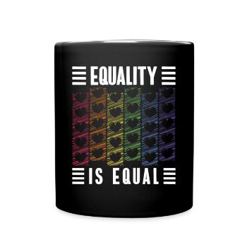 Cadeau de chemise LGBTQ+ Mois LGBT - Mug uni - noir - Devant