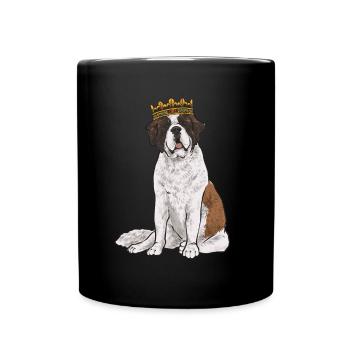 St. Bernard St. Bernard Dog Dog - Full Colour Mug - black - Front