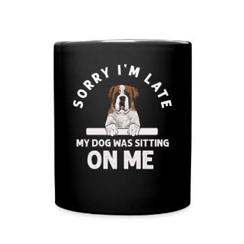 St. Bernard St. Bernard Dog Dog - Full Colour Mug - black - Front