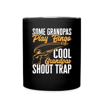 Tir au piège Tir au pigeon en argile Skeet - Mug uni - noir - Devant