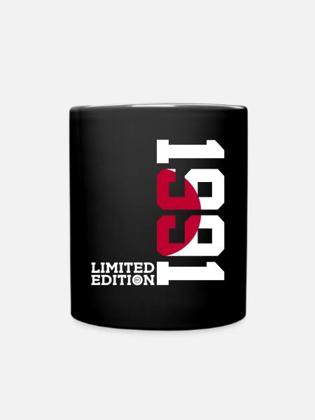 LIMITED EDITION 1991 JAPAN 35TH BIRTHDAY - Full Colour Mug - black