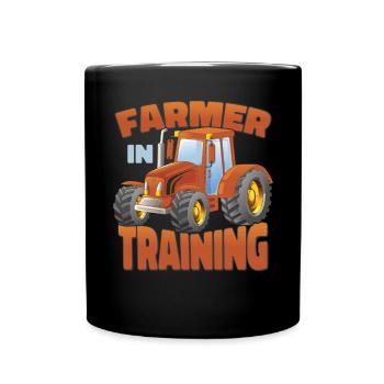 Farmer In Training - Full Colour Mug - black - Front