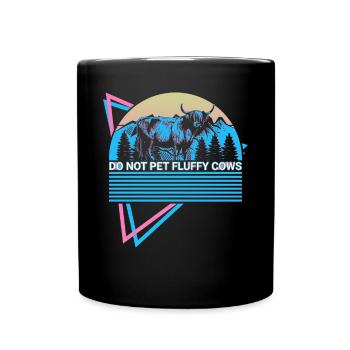 National Park Retro - Full Colour Mug - black - Front