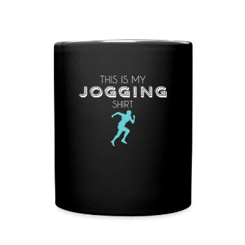 Chemise de jogging - Mug uni - noir - Devant