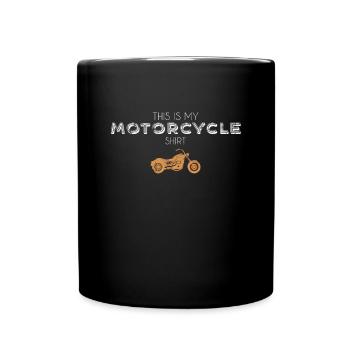 Chemise moto - Mug uni - noir - Devant