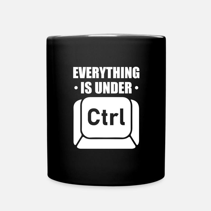 Programming Developer IT Admin Programmer Coding - Full Colour Mug - black