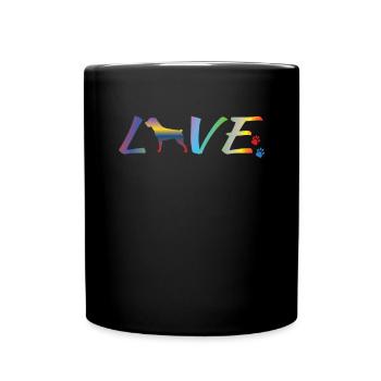 Accessoires pour chiens Rottweiler Propriétaires de chiens - Mug uni - noir - Devant
