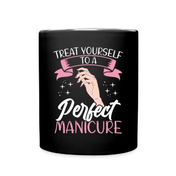 Une manucure parfaite - Mug uni - noir - Devant