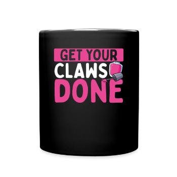 Get your claws done - Full Colour Mug - black - Front