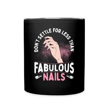 Don't bother with anything less than - Full Colour Mug - black - Front