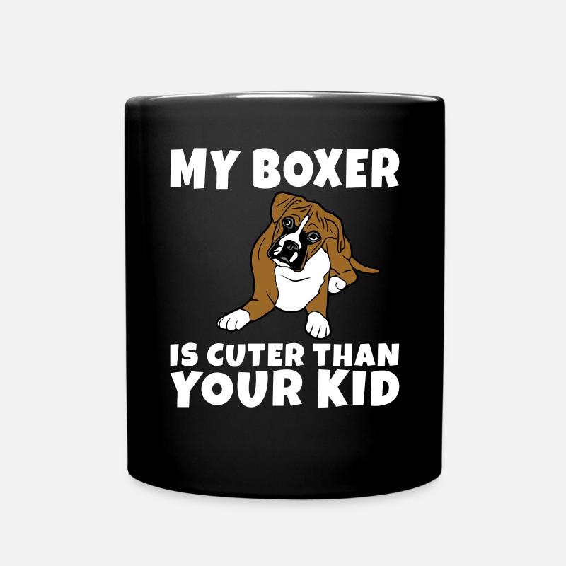 Cadeaux Boxer Dog - Mug uni - noir