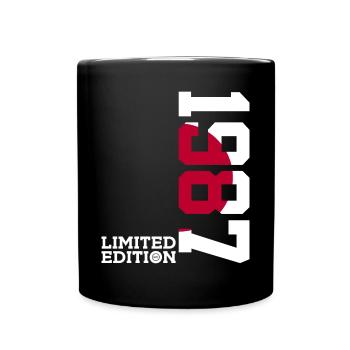 LIMITED EDITION 1987 JAPAN 39. GEBURTSTAG - Tasse einfarbig - Schwarz - Vorne
